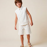 Dsquared2 Kids Sandalo Cammello con Logo per Bambini