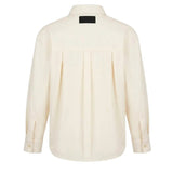 MSGM Kids Camicia con Cravatta Crema per Bambine