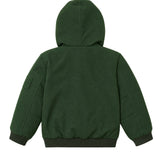 Iceberg Kids Giubbino con Cappuccio Verde Bosco per Neonati