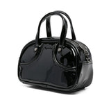 Puma Kids Borsa 1976 Nero Lucido con Logo per Bambine