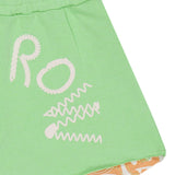 Barrow Kids Shorts Verdi con Stampa per Bambine