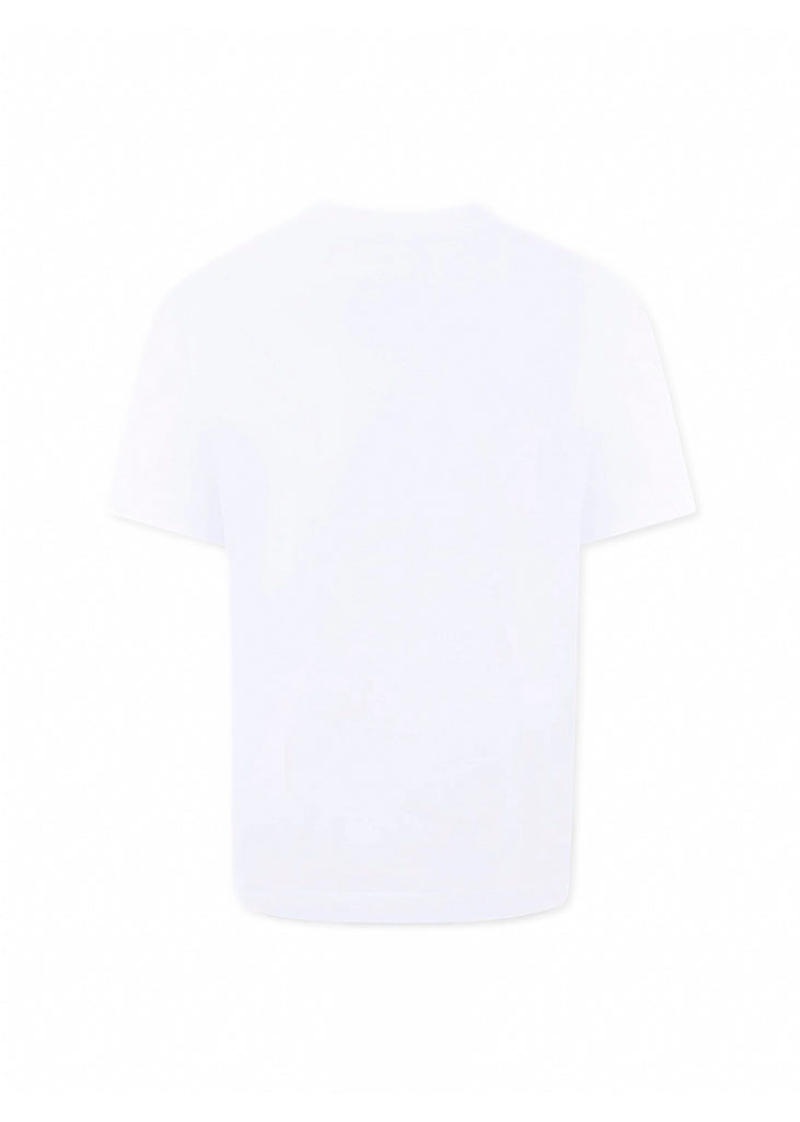 Barrow Kids T-Shirt Bianca con Smiles per Bambini