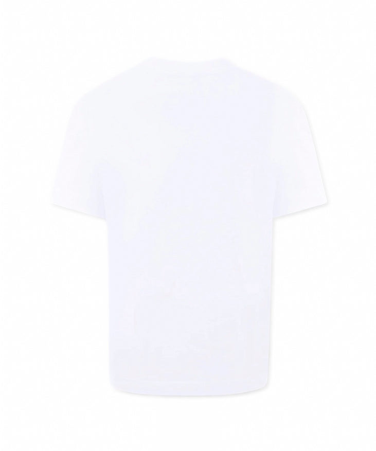 Barrow Kids T-Shirt Bianca con Smiles per Bambini