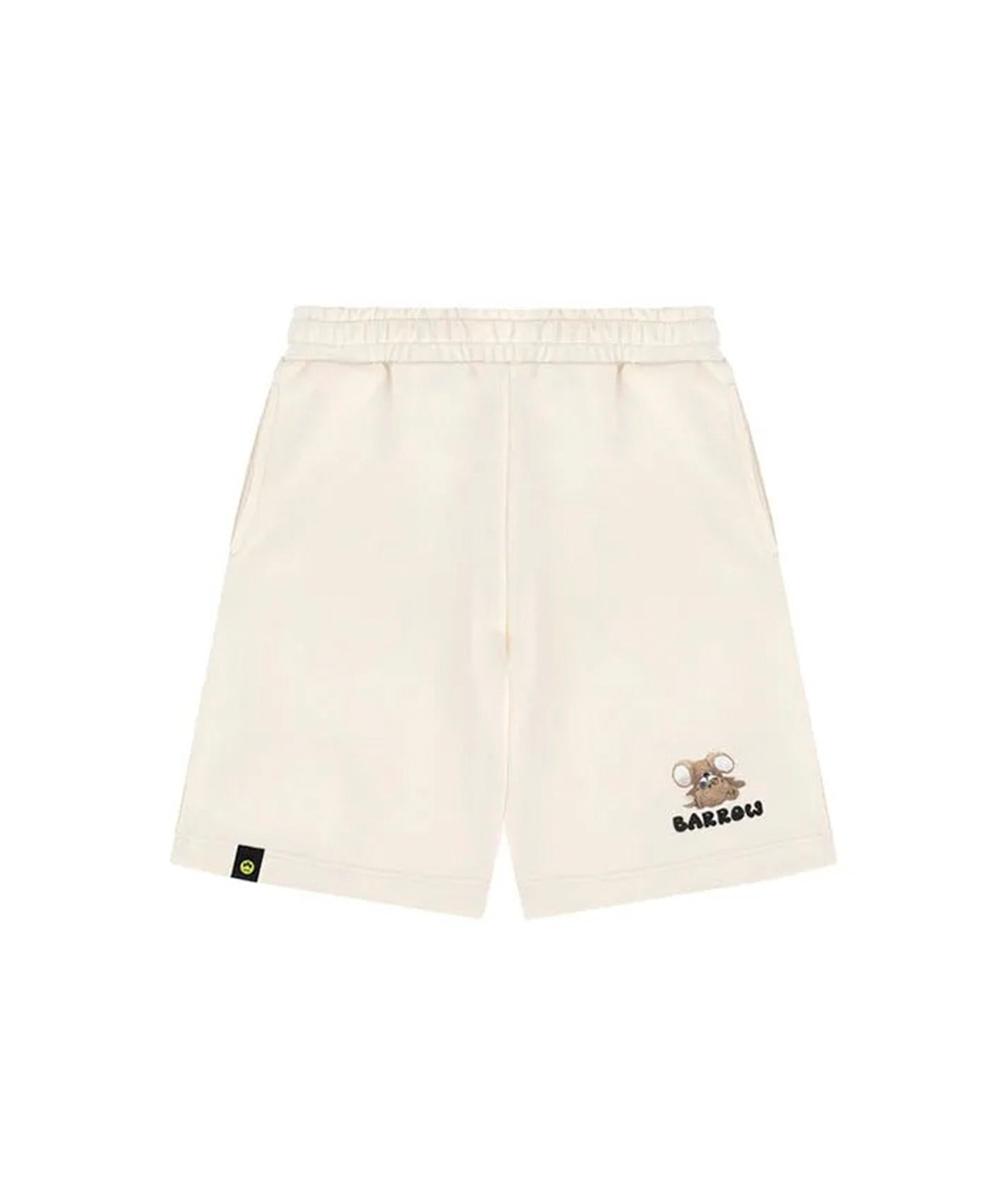Barrow Kids Bermuda Crema con Stampa per Bambini