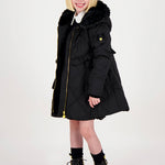 Angel's Face Cappotto Nero per Bambine