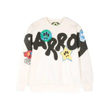 Barrow Kids Cream Logo Print Sweatshirt for Kids