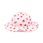 Moschino Kids Cappelo Bucket Rosa/Cherry per Neonate