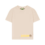 Barrow Kids T-shirt Sabbia con Stampa Logo per Bambini