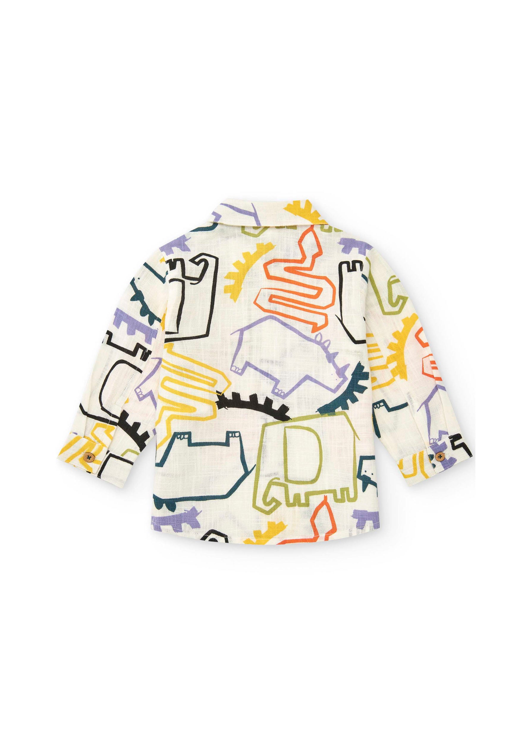 Tuc Tuc Camicia Fantasia Lines per Neonati