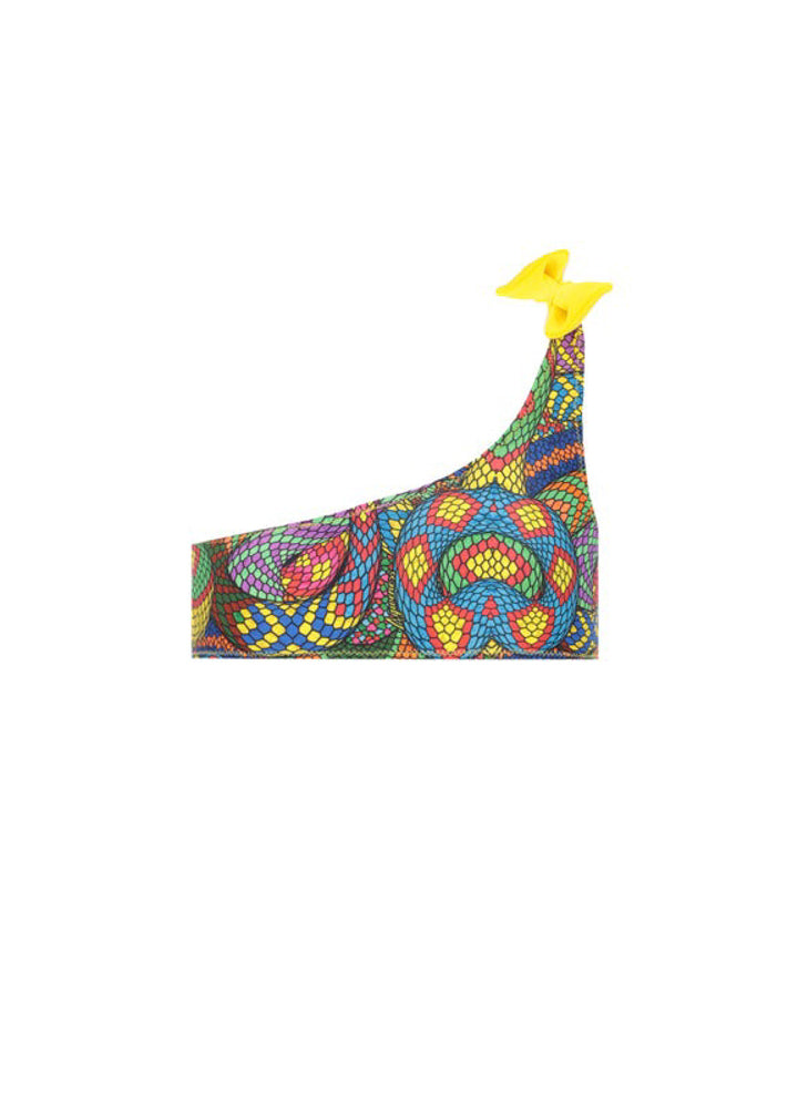 4Giveness Top Monospalla Snake Skin per Bambine