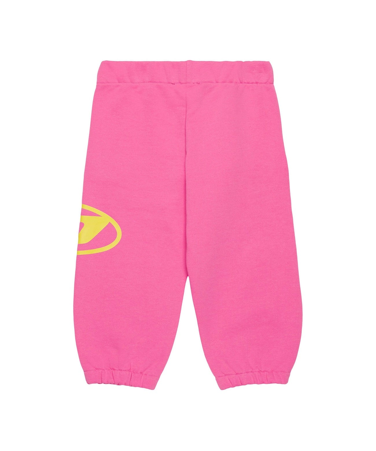 Diesel Kids Pantaloni Jogger Fucsia con Stampa Logo Oval D per Neonate retro