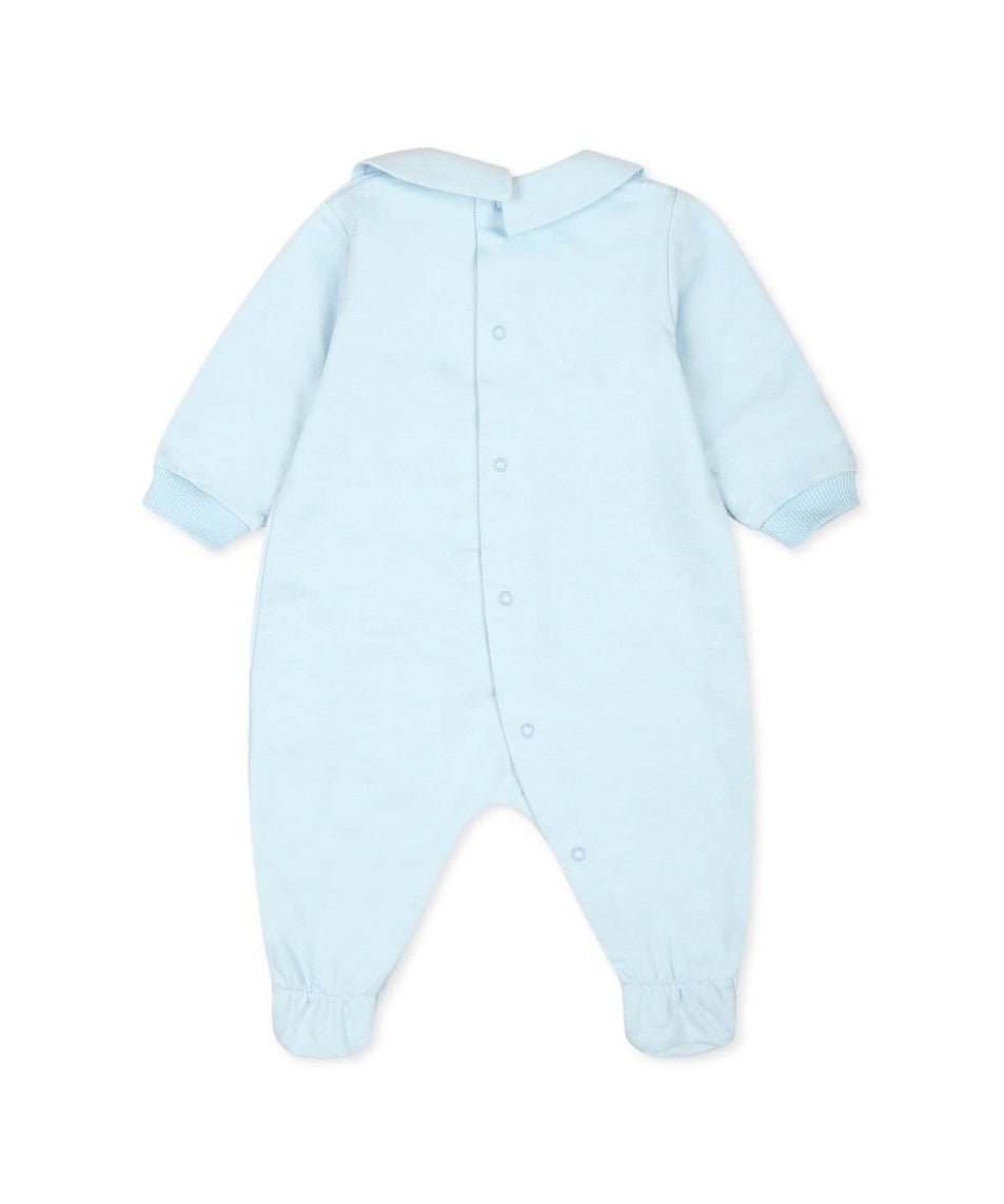 Moschino Kids Tutina Cielo con Logo Teddy Bear per Neonati (retro)