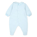 Moschino Kids Tutina Cielo con Logo Teddy Bear per Neonati (retro)
