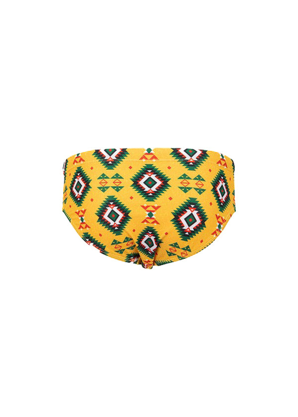 Effek Costume Slip Fantasia Astratta Gialla per Bambini