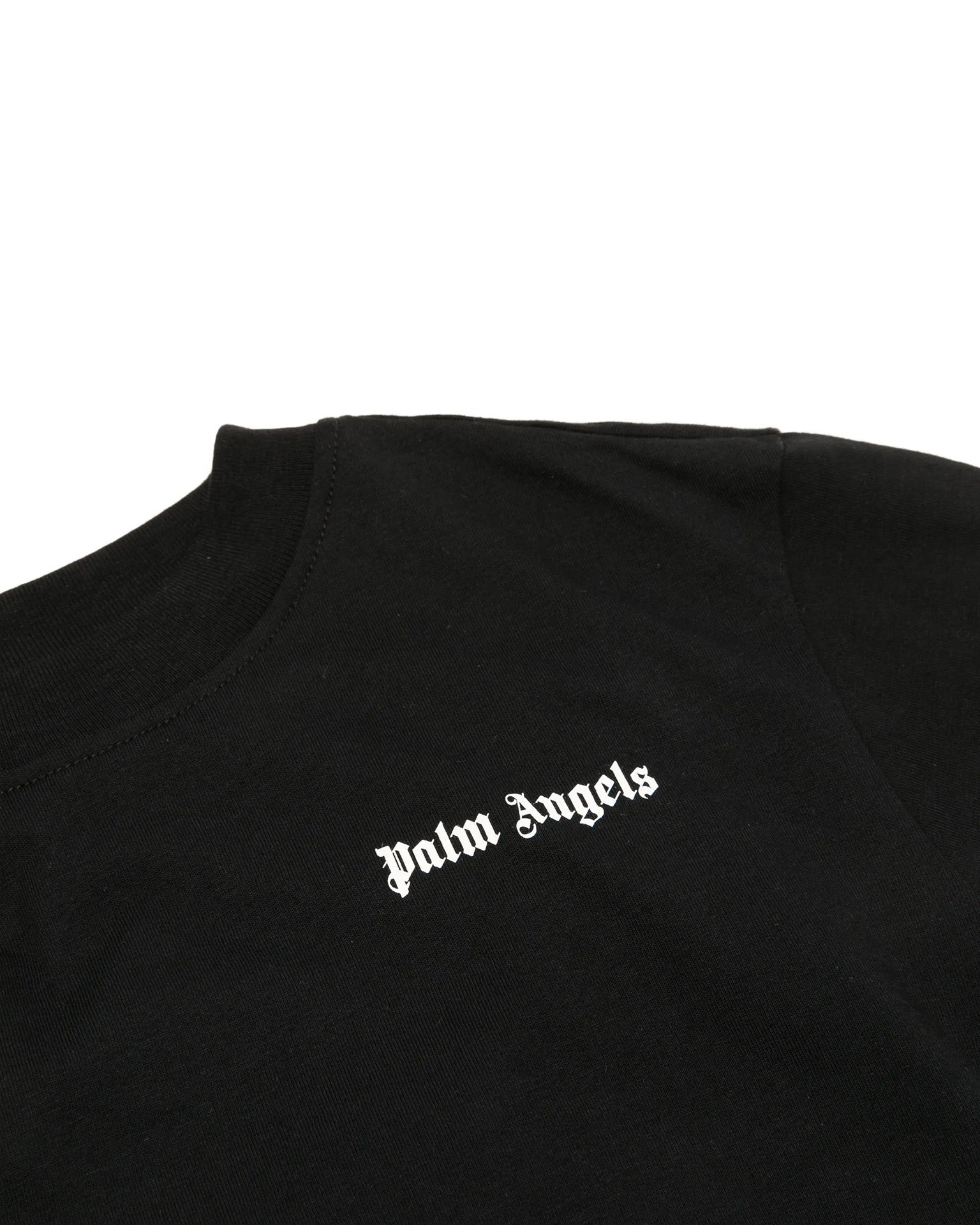 Palm Angels Kids Tri-Pack T-Shirt Bianco/Nero/Grigio con Logo Stampato per Bambini