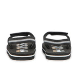 Boss Kids Ciabatta Nero con Chiusura a Strappo per Neonati