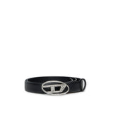 Diesel Kids Cintura Nera con Oval D con Strass per Bambine