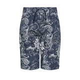 Roberto Cavalli Kids Bermuda Blu Fantasia Paisley per Bambini