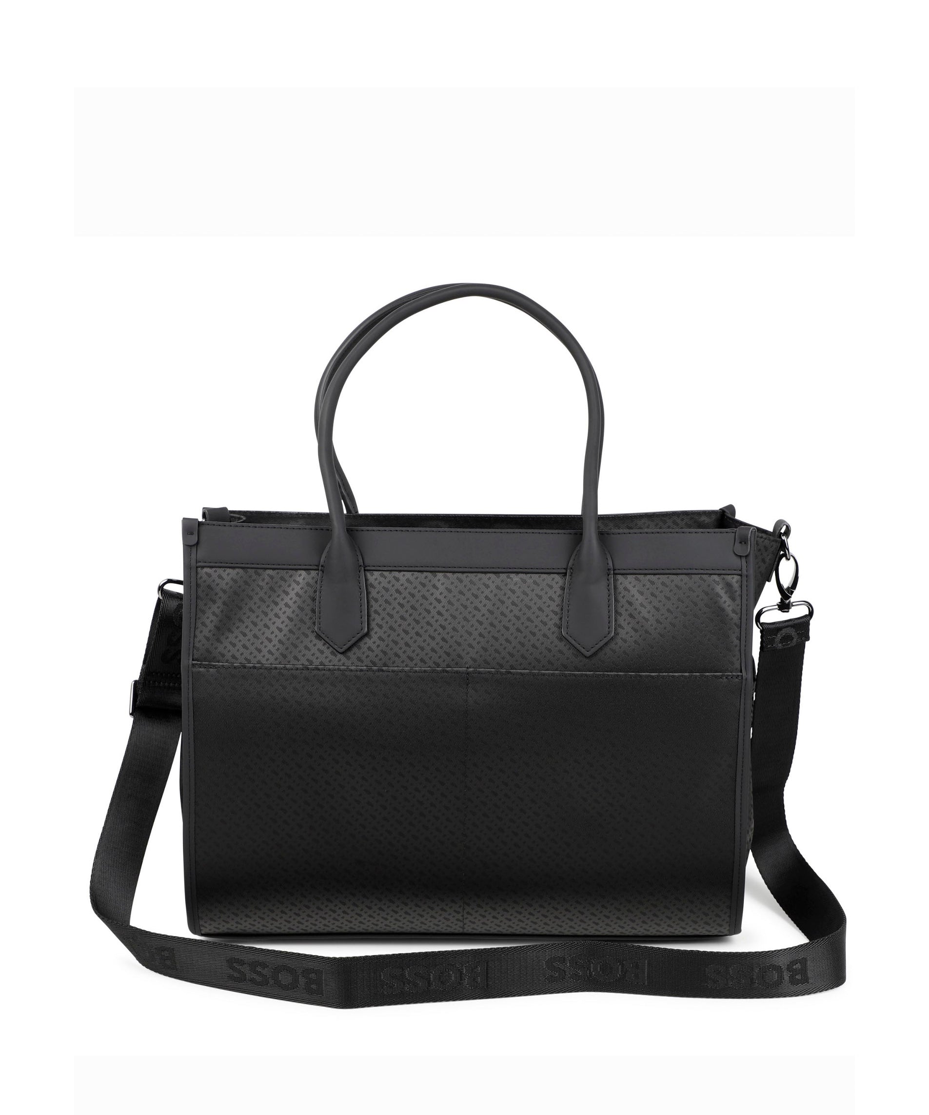 Boss Kids Borsa Mamma Nera con Fasciatoio (retro)