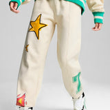 Puma Kids Pantaloni Crema Getting Crafty (dettaglio)