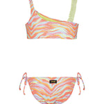 F**K Kids Costume Due Pezzi Fantasia Multicolor per Bambine