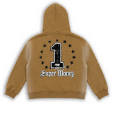 ART SUPER MONEY Kids Felpa con stampa labbra per Bambini