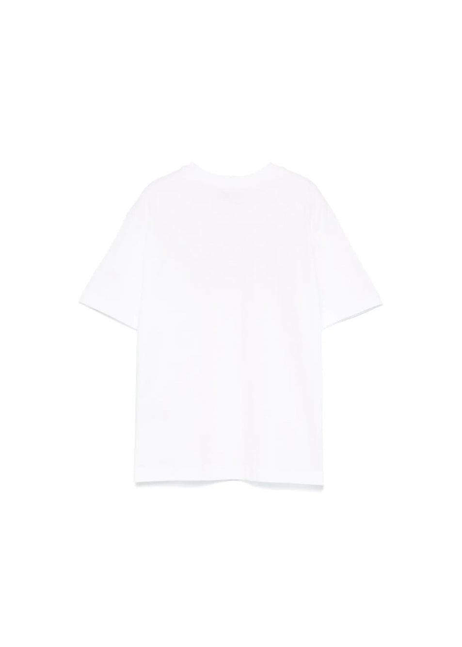 MSGM Kids T-shirt Bianca con Applicazione Perline per Bambine