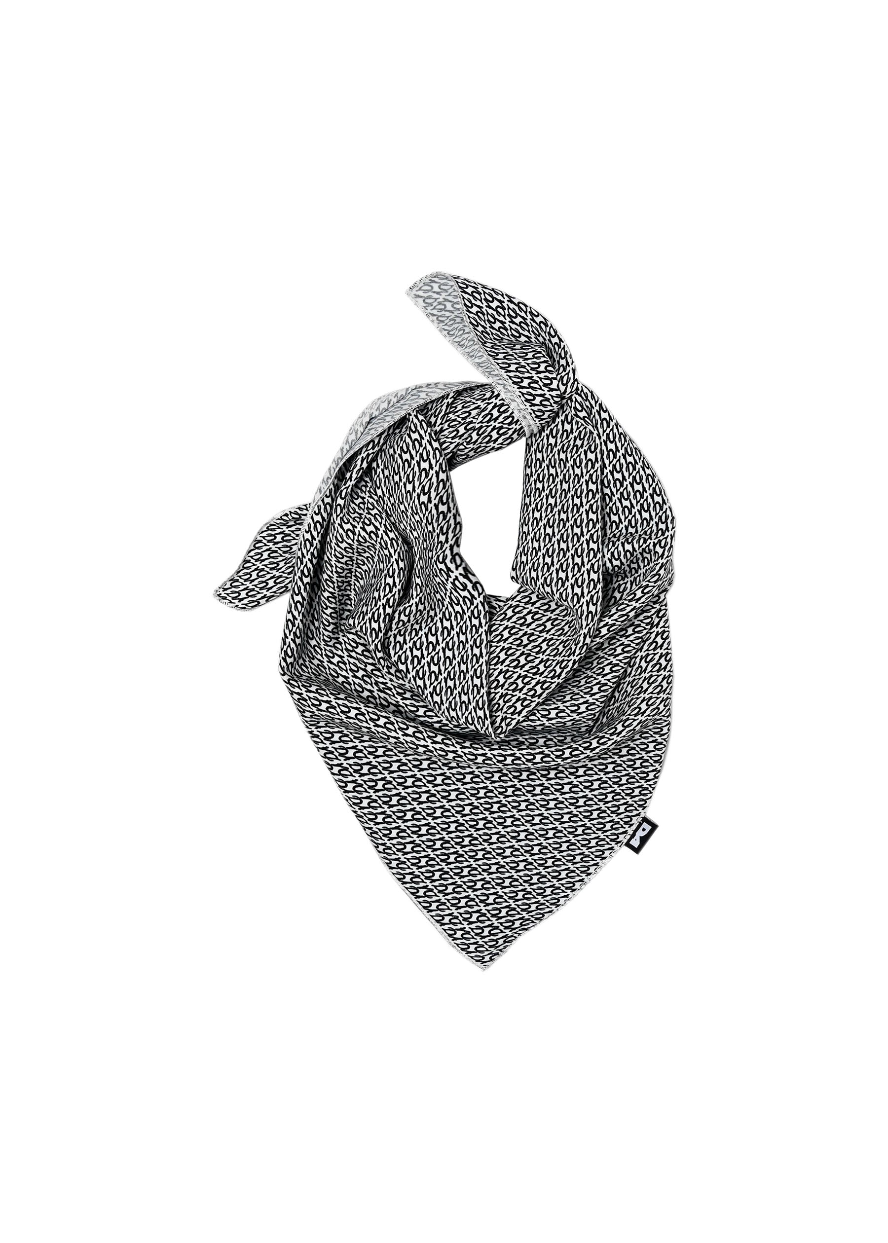 Daniele Alessandrini Foulard Bianco/Nero per Bambini