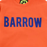 Barrow Kids Felpa Arancione con Logo per Bambini