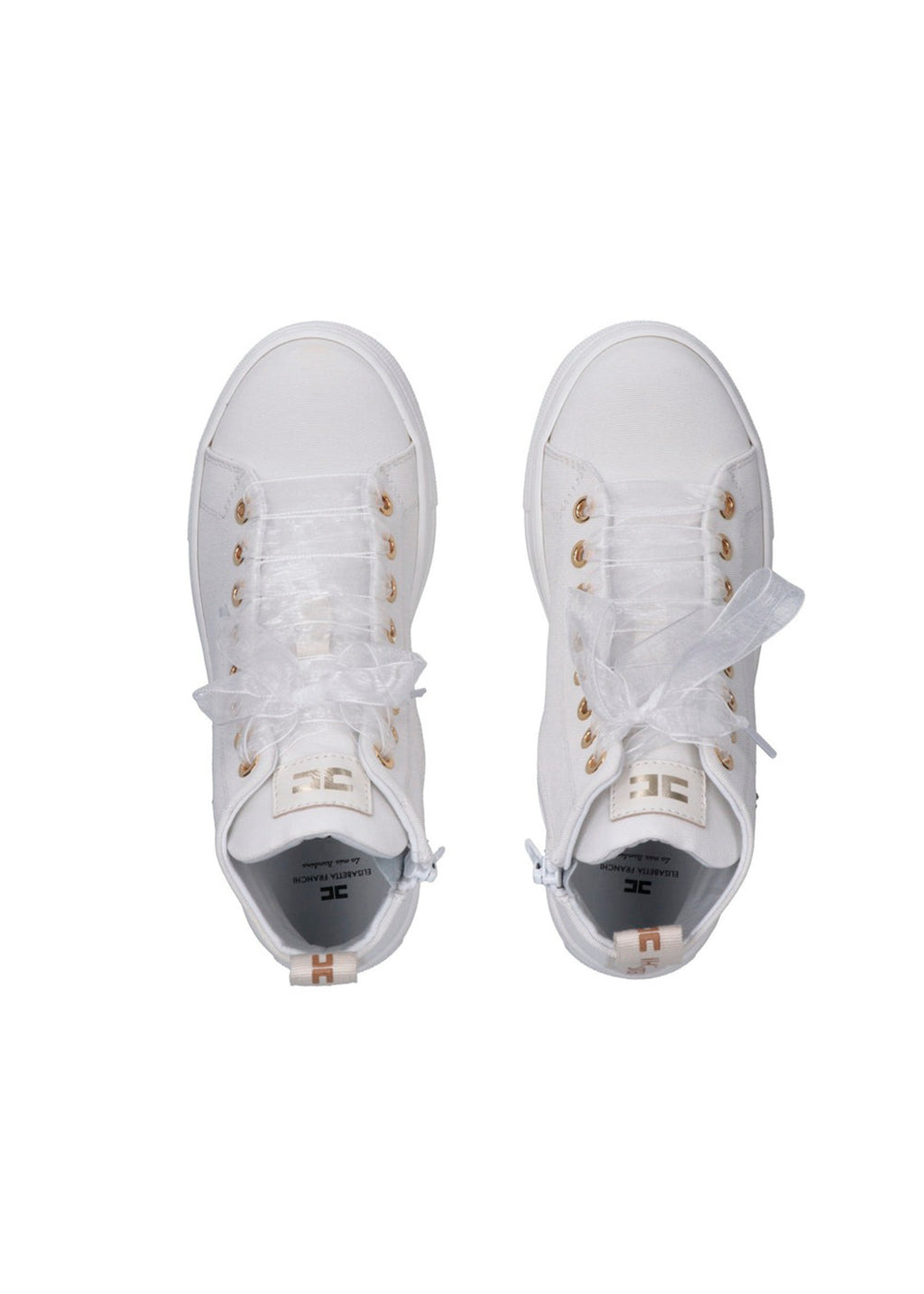 Elisabetta Franchi La Mia Bambina Sneakers Bianca per Bambine