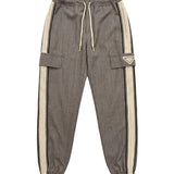 Yes London Kids Pantalone Fango con Strisce e Logo per Bambini
