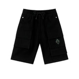 Yes London Bermuda con Tasche Neri per Bambini