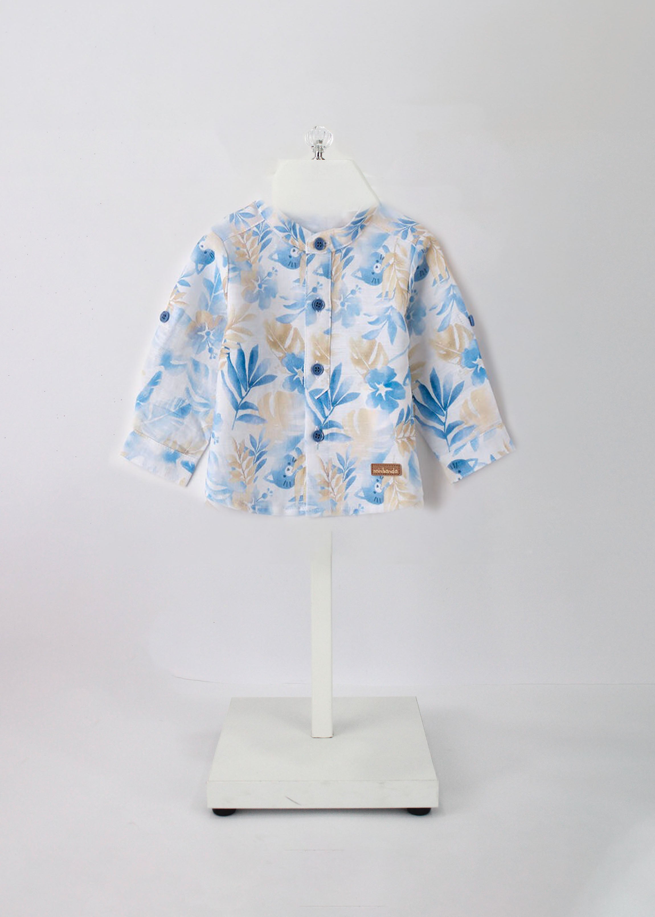 Minibanda Camicia con Fantasia per Neonati