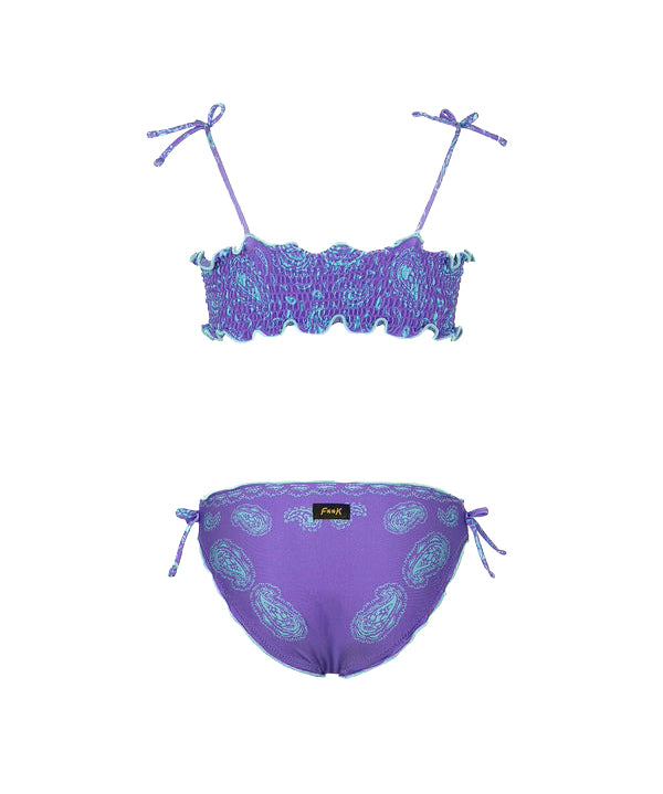 Effek Costume Bikini Fantasia Viola per Bambine