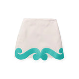 Cocò et Mamà Gemma White/Tiffany Skirt for Girls