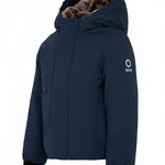 SUNS Kids Giubbotto Blu con Cappuccio e Interno in Pelliccia per Neonati