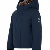 SUNS Kids Giubbotto Blu con Cappuccio e Interno in Pelliccia per Neonati