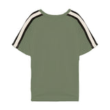 Yes London Green Striped T-Shirt for Kids