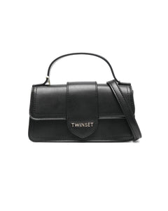Twinset Kids Borsa Nero con Logo per Bambine