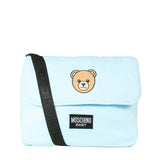 Moschino Kids Borsa Fasciatoio con Tracolla e Stampa Logo Teddy Bear per Neonati
