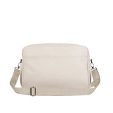 BOSS Kids Borsa Fasciatoio Beige con Logo Ricamato, Tracolla e Portachiavi Orsetto per Neonati