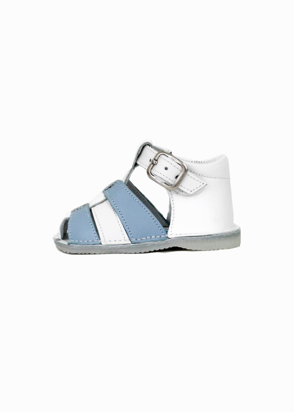 Index White/Light Blue Baby Shoes