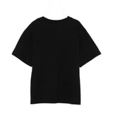 Moschino Kids T-shirt Nera con Teddy per Bambine