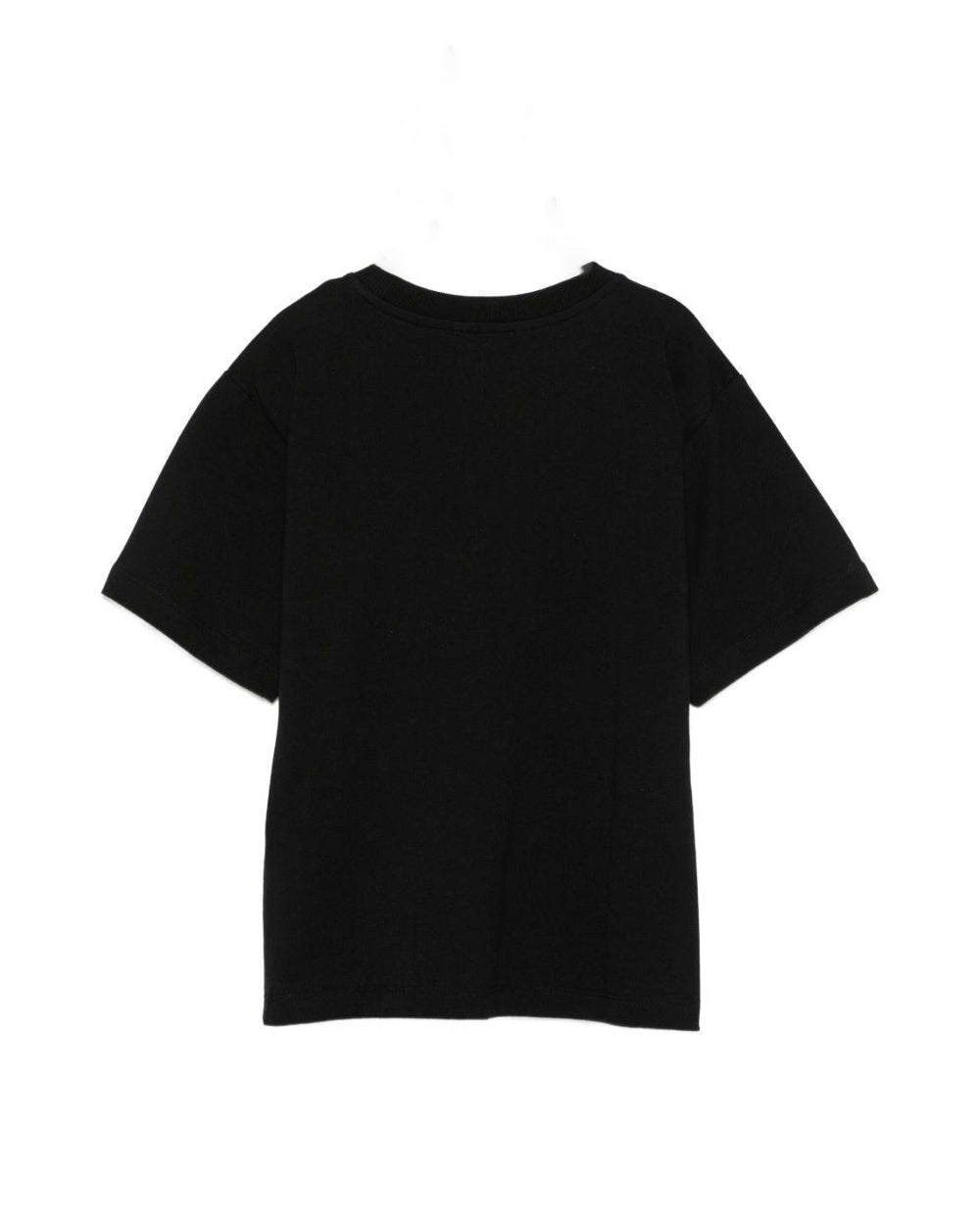 Moschino Kids T-shirt Nera con Teddy per Bambine
