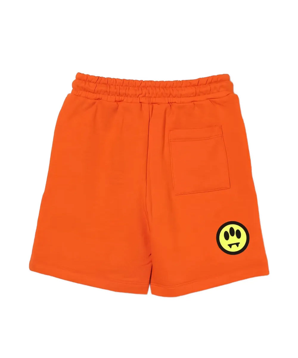 Barrow Kids Short Arancione con Logo per Bambine