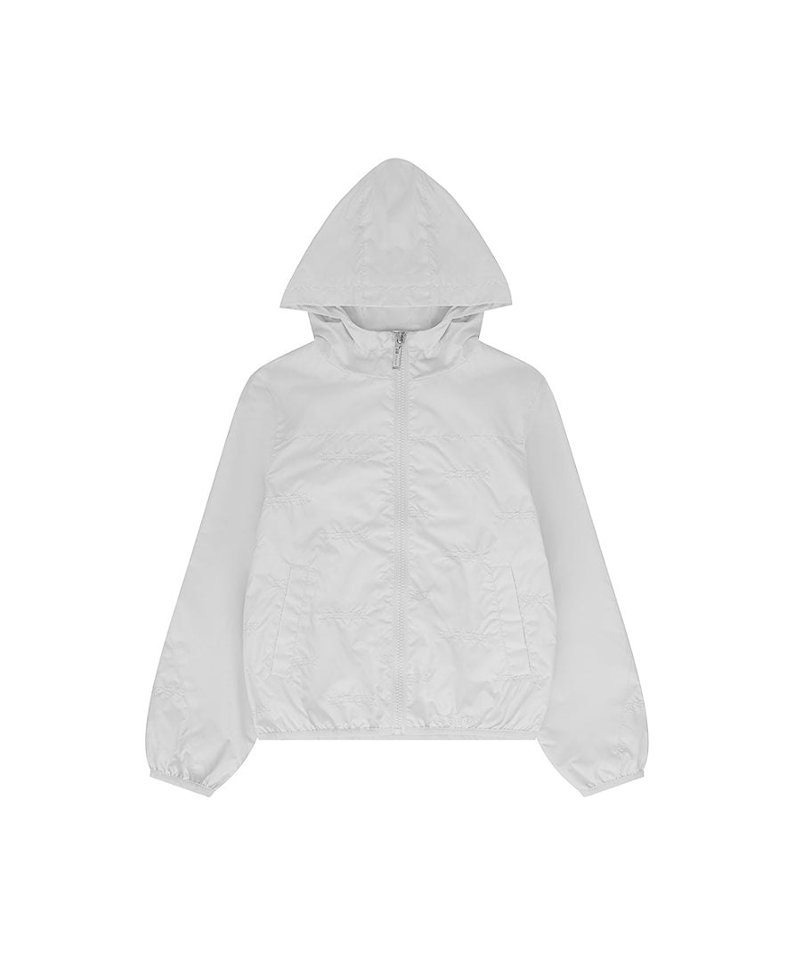 Iceberg Kids Giubbino Bianco con Logo per Neonati
