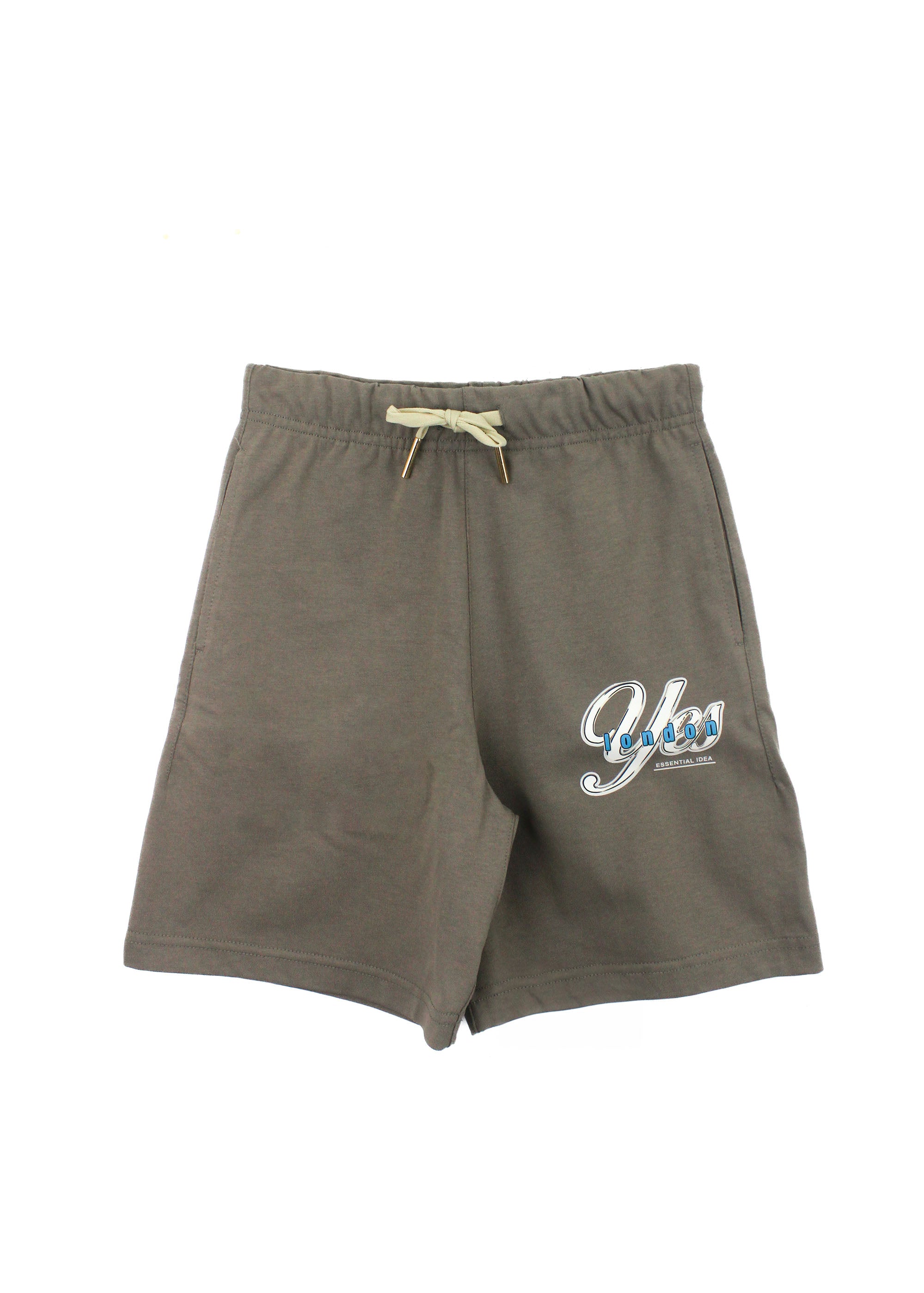 Yes London Bermuda Fango con Stampa per Bambini