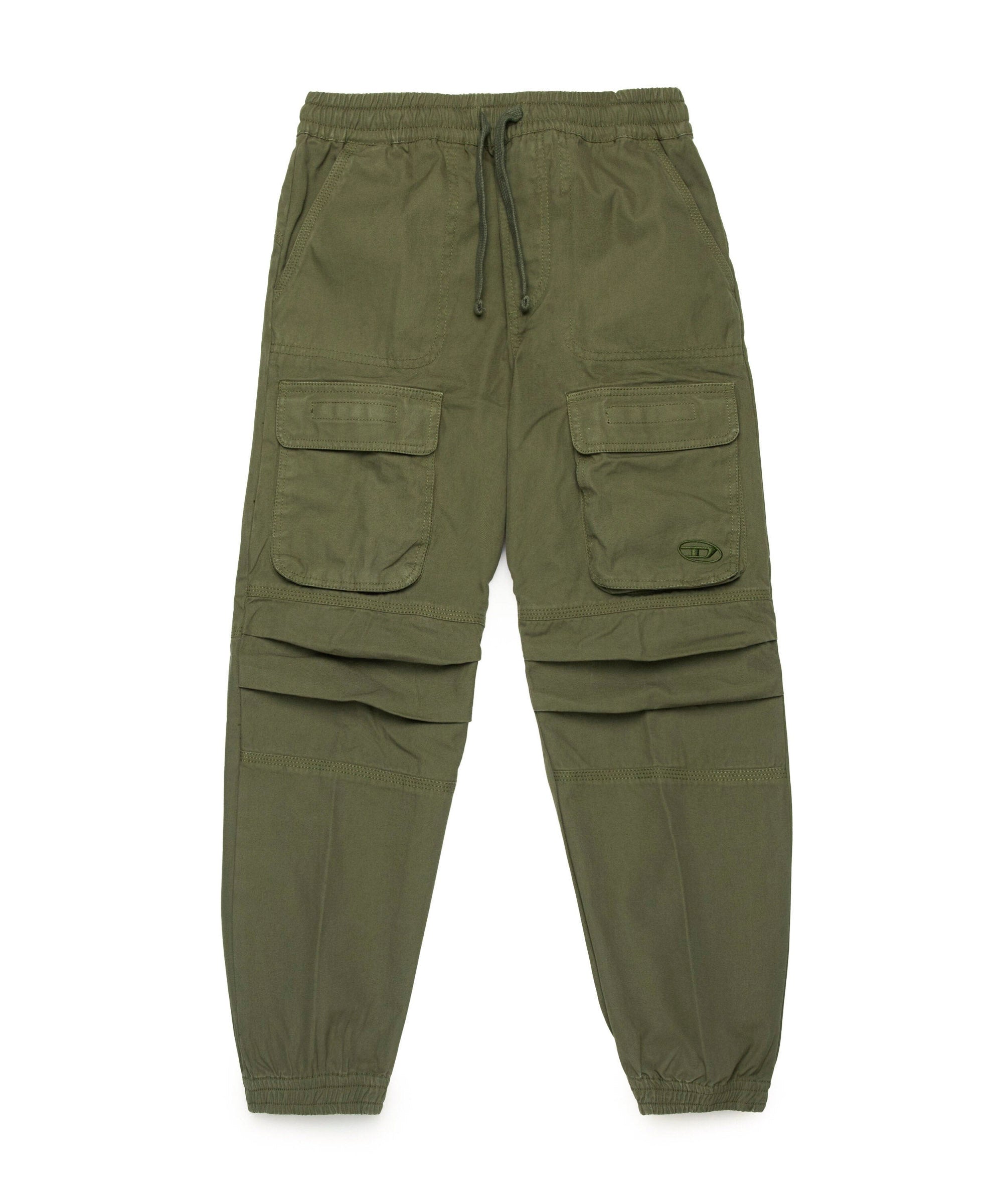 Diesel Kids Pantaloni Verdi con Tasconi per Bambini