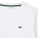 Lacoste Kids T-Shirt a Maniche Lunghe Bianco con Logo Unisex