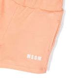 MSGM Kids Completo Bianco/Arancio per Neonati